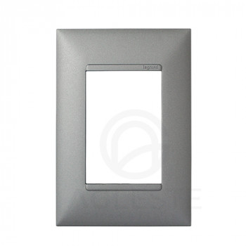 Placa P/3 Modulos 4x2 - Pial Plus + Aluminio